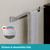 Handtuchstange ohne Bohren - 60 cm - rostfreier Edelstahl - Silber