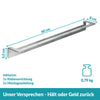 Handtuchstange ohne Bohren - 60 cm - rostfreier Edelstahl - Silber