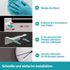Toilettenpapierhalter aus Edelstahl ohne Bohren - Silber