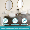 Badablage ohne Bohren - 14 cm - Edelstahl