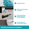 Toilettenpapierhalter Schwarz ohne Bohren - Edelstahl