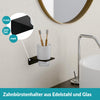 Zahnputzbecherhalter Schwarz - Ohne Bohren - zum Kleben