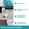 Zahnputzbecherhalter Schwarz - Ohne Bohren - zum Kleben