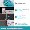 Ersatzrollenhalter Edelstahl Silber - ohne Bohren