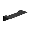 Badablage schwarz - 24 cm - Edelstahl - ohne Bohren