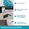 Föhnhalter ohne Bohren - Mattes Schwarz - Edelstahl