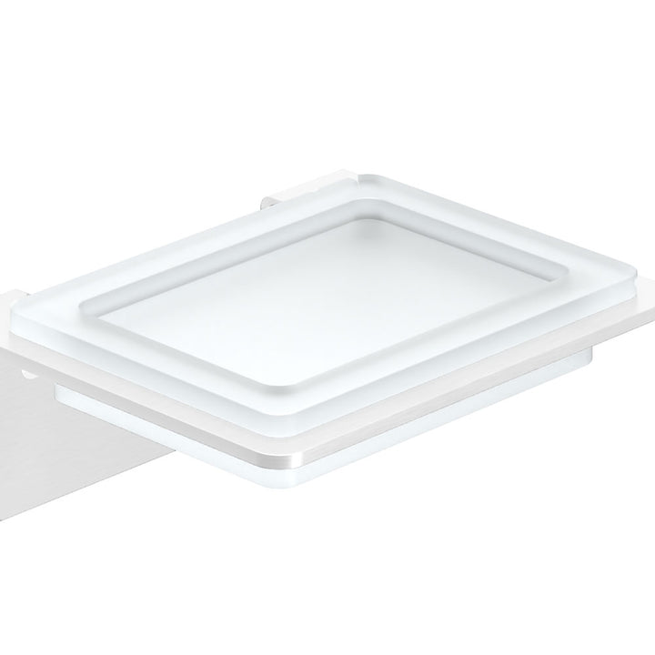 Ersatzglas für Seifenschale silber und schwarz