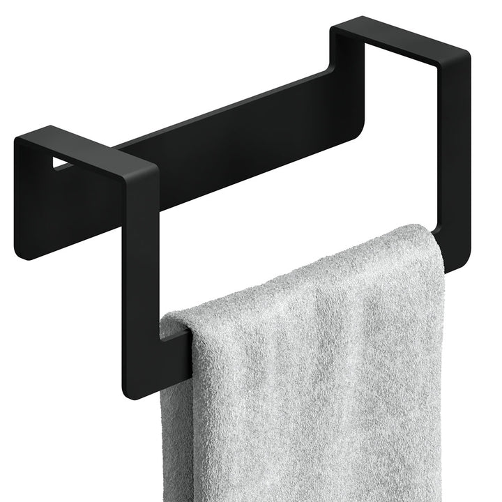 Handtuchstange Edelstahl Schwarz - 22 cm - ohne bohren